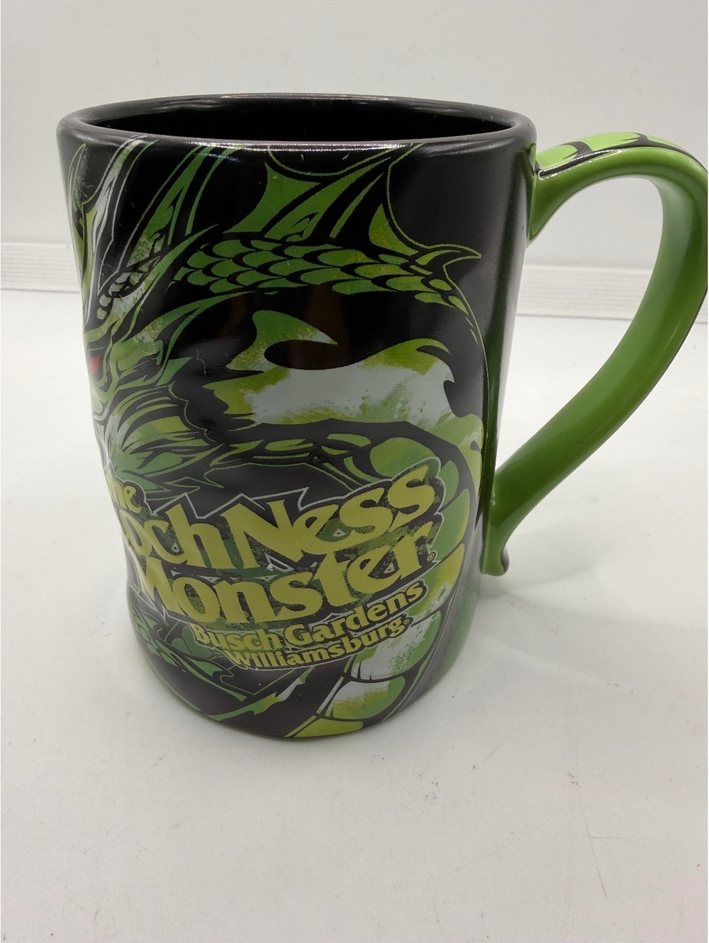 Busch Gardens Loch Ness Monster Roller Coaster Ceramic Coffee Mug